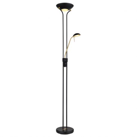 Lampadare - Lampadar LED design modern Leonas negru, alama