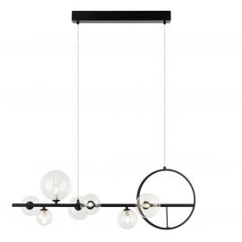 Pendule, Lustre suspendate - Lustra moderna design deosebit cu inel LED Maribel