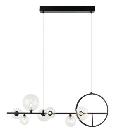 Pendule, Lustre suspendate - Lustra moderna design deosebit cu inel LED Maribel