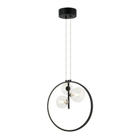 Pendule, Lustre suspendate - Lustra moderna design deosebit cu inel LED Maribel