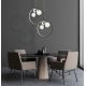 Pendule, Lustre suspendate - Lustra moderna design deosebit cu inel LED Maribel