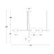 Pendule, Lustre suspendate - Lustra LED moderna design deosebit Colleen