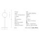 Veioze - Veioza, Lampa de masa LED moderna design deosebit Colleen
