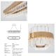 Candelabre, Lustre - Lustra LED moderna design deosebit Marlen