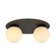 Plafoniere - Plafoniera cu 2 surse de iluminat design modern Solar negru