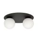 Plafoniere - Plafoniera cu 2 surse de iluminat design modern Solar negru
