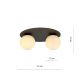 Plafoniere - Plafoniera cu 2 surse de iluminat design modern Solar negru