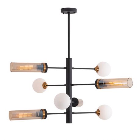 Candelabre, Lustre - Lustra moderna cu 8 surse de lumina Essea
