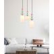 Pendule, Lustre suspendate - Pendul modern cu elemente ceramice si sticla Mahala