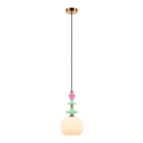 Pendule, Lustre suspendate - Pendul modern cu elemente ceramice si sticla Mahala