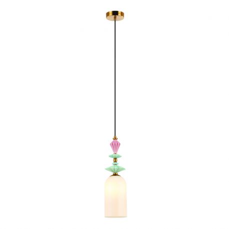 Pendule, Lustre suspendate - Pendul modern cu elemente ceramice si sticla Mahala