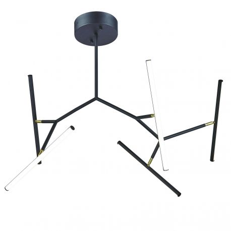 Candelabre, Lustre - Lustra cu brate directionabile LED dimabil Parris negru