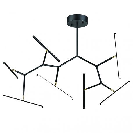 Candelabre, Lustre - Lustra cu brate directionabile LED dimabil Parris negru