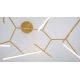 Candelabre, Lustre - Lustra cu brate directionabile LED dimabil Parris auriu mat