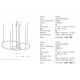 Pendule, Lustre suspendate - Lustra design modern circular cu 3 inele LED ROTUNDA