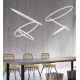 Pendule, Lustre suspendate - Lustra design modern circular cu 3 inele LED ROTUNDA