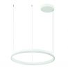 Lustra LED design modern circular ROTUNDA 60cm, alb