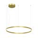 Pendule, Lustre suspendate - Lustra LED design modern circular ROTUNDA 60cm, auriu mat