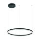 Pendule, Lustre suspendate - Lustra LED design modern circular ROTUNDA 80cm, negru mat