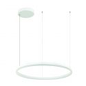 Lustra LED design modern circular ROTUNDA 80cm, alb mat