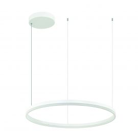 Pendule, Lustre suspendate - Lustra LED design modern circular ROTUNDA 80cm, alb mat