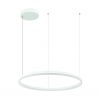 Lustra LED design modern circular ROTUNDA 80cm, alb mat