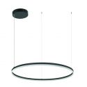 Lustra LED design modern circular ROTUNDA 120cm, negru mat