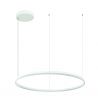 Lustra LED design modern circular ROTUNDA 120cm, alb mat
