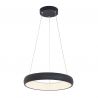 Lustra LED design modern circular Ring 40cm, negru