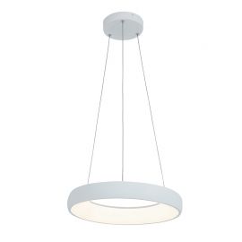 Pendule, Lustre suspendate - Lustra LED design modern circular Ring 40cm, Sandy White