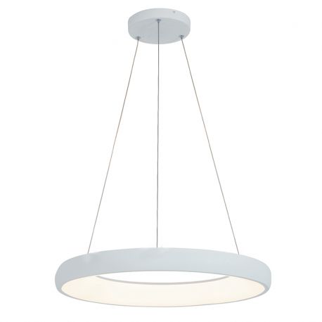 Pendule, Lustre suspendate - Lustra LED design modern circular Ring 60cm, Sandy White