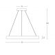 Pendule, Lustre suspendate - Lustra LED design modern circular Ring 60cm, Brushed Gold Matt