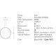 Pendule, Lustre suspendate - Lustra design modern circular LED ROTUNDA