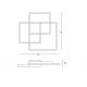 Plafoniere - Lustra LED design modern geometric Erick auriu