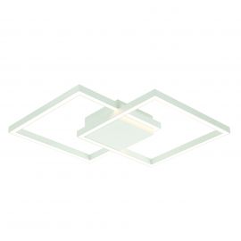 Plafoniere - Lustra LED design modern geometric Erick alb