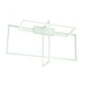 Lustra aplicata LED design modern geometric Erick alb