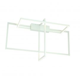 Lustre aplicate - Lustra aplicata LED design modern geometric Erick alb