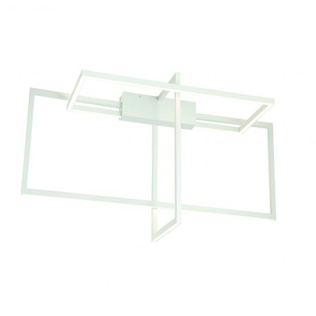 Lustre aplicate - Lustra aplicata LED design modern geometric Erick alb