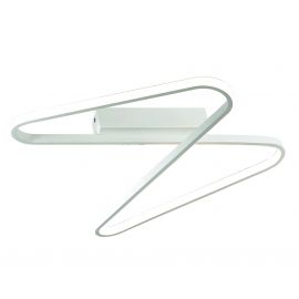 Plafoniere - Plafoniera LED design modern geometric Erick alb