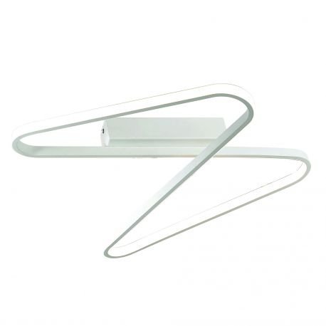 Plafoniere - Plafoniera LED design modern geometric Erick alb