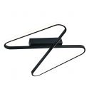 Plafoniera LED design modern geometric Erick negru