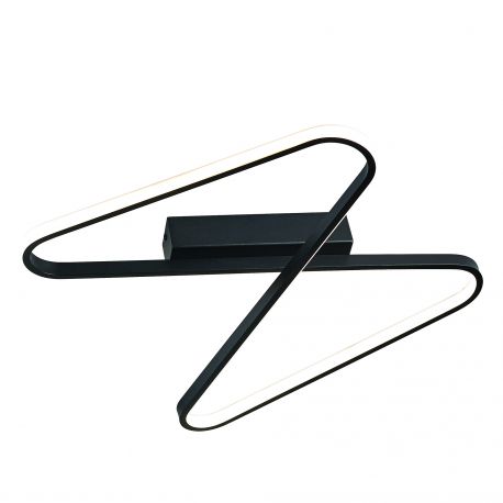 Plafoniere - Plafoniera LED design modern geometric Erick negru