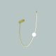 Pendule, Lustre suspendate - Lustra LED arcuita design modern Line auriu