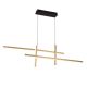 Lustra LED design liniar X-LIne auriu