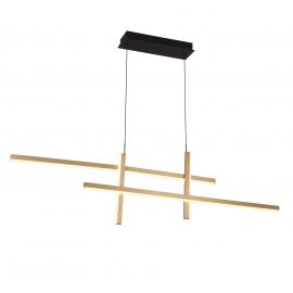 Pendule, Lustre suspendate - Lustra LED design liniar X-LIne auriu
