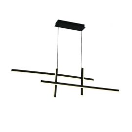Lustra LED design liniar X-LIne negru