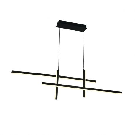 Pendule, Lustre suspendate - Lustra LED design liniar X-LIne negru