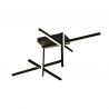 Lustra aplicata LED design liniar X-LIne negru