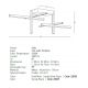 Lustre aplicate - Lustra aplicata LED design liniar X-LIne negru