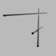 Pendule, Lustre suspendate - Lustra LED design liniar Eletra negru, L-180cm